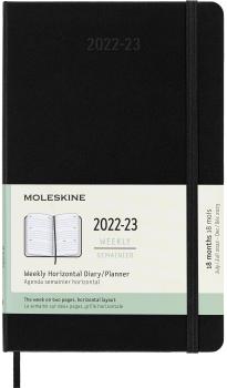 MOLESKINE Wochenkalender 23/24 56598857047 18M HC schwarz