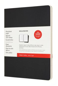 MOLESKINE Notizheft Studien XLarge 620282 liniert,schwarz,160B. 2 Stk.