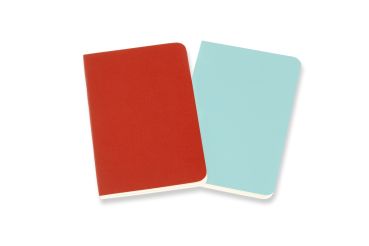 MOLESKINE Notizheft 2x 10.5x6.5cm 620480 liniert, korall/marine, 56 S.