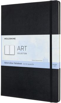 MOLESKINE Aquarell-Notizbuch HC A4 626758 schwarz, 60 Seiten