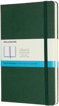 MOLESKINE Notizbuch HC L/A5 629094 gepunktet, myrtengrün, 240 S.