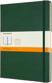 MOLESKINE Notizbuch XL HC 25x19cm 629100 liniert, myrtengrün, 192 S.