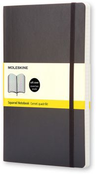 MOLESKINE Notizbuch Soft A6 712-4 kariert schwarz