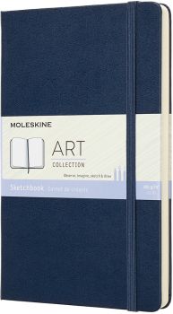 MOLESKINE Skizzenbuch L/A5 715611 165g, HC, Saphir