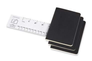 MOLESKINE Notizheft 3x 14x1.2x9cm 719206 gepunktet, schwarz, 64 Seiten