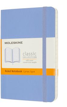 MOLESKINE Notizbuch SC Pocket/A6 850918 liniert,hortensienblau,192 S.