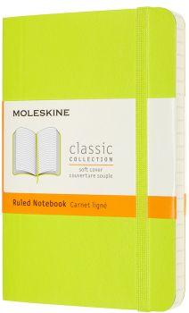 MOLESKINE Notizbuch SC Pocket/A6 850970 liniert,limetten grün,192 S.