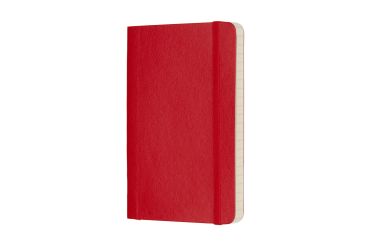 MOLESKINE Notizbuch P/A6 854597 Liniert,SoftCover,Scharlach