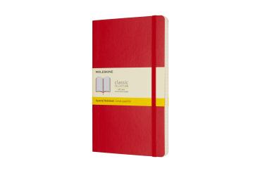 MOLESKINE Notizbuch L/A5 854641 Kariert,SoftCover,Scharlach