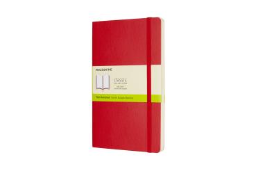 MOLESKINE Notizbuch L/A5 854658 Blanko,Soft Cover,Scharlach