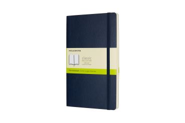 MOLESKINE Notizbuch L/A5 854757 Blanko,Soft Cover,Saphir