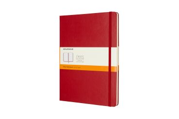 MOLESKINE Notizbuch XL 855082 Liniert,HardCover,Scharlach