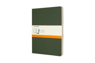 MOLESKINE Cahier XL, 3x, Liniert 855334 Myrtengrün 3 Stück