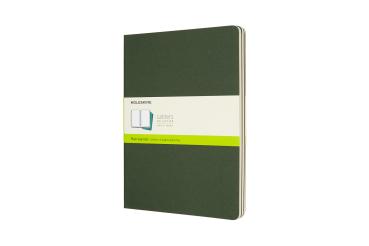 MOLESKINE Cahier XL, 3x, Blanko 855358 Myrtengrün 3 Stück