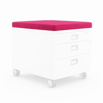 MOLL Sitzkissen 43x54x5cm 100 2632 400 pink, zu Rollcontainer