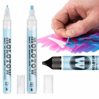 MOLOTOW Masking Liquid Pumpmarker 4mm 728002 22g.