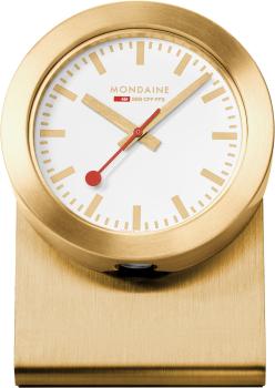 MONDAINE Tischuhr 50mm A660.82SBG gold, magnetisch