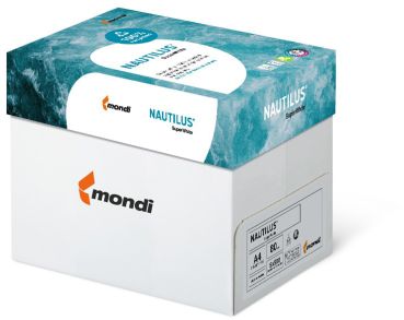 MONDI Nautilus Super White A4 88020366 80g, recycling 500 Blatt