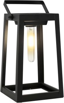 NÄVE Solar LED-Leuchte 25cm 18.5250222 schwarz