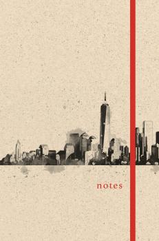 NATUR VERLAG Notizbuch Hardcover 13x21cm 10910N Skyline, blanko