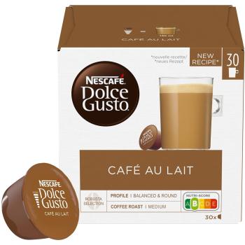 NESCAFE Kaffeekapseln Dolce Gusto 12483863 Café Au Lait 30 Stück