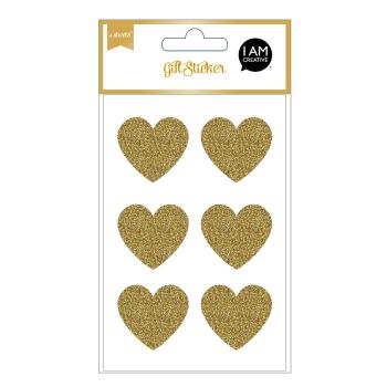 NEUTRAL Sticker, Herz gold, 4087.52 4 Bl., Set II