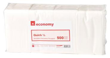 NEUTRAL Economy Servietten Quick 992445 weiss 500 Stück