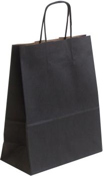 NEUTRAL Tragtaschen Allegra schwarz SDF22-798 Kraft,110g, 22x10x27cm 25 Stk.