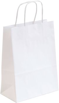 NEUTRAL Tragtaschen Allegra weiss SDS16-BIA Kraft,110g, 16x8x21cm 25 Stk.