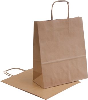 NEUTRAL Tragtaschen Allegra natur SDS22-AVN Kraft,110g, 22x10x27cm 25 Stk.