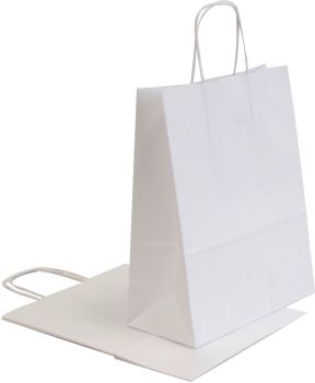 NEUTRAL Tragtaschen Allegra weiss SDS22-BIA Kraft,110g, 22x10x27cm 25 Stk.