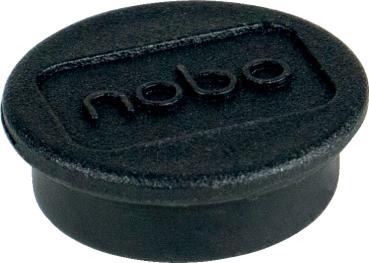 NOBO Magnet rund 13mm 1915284 schwarz 10 Stück