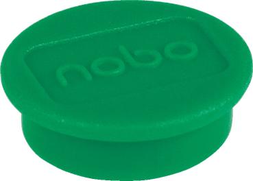 NOBO Magnet rund 13mm 1915289 grün 10 Stück