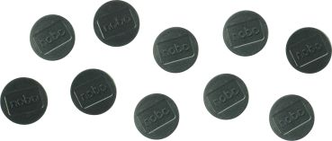 NOBO Magnet rund 38mm 1915305 schwarz 10 Stück