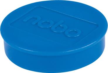 NOBO Magnet rund 38mm 1915306 blau 10 Stück