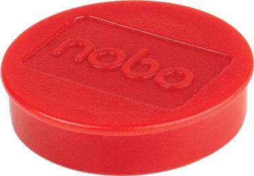 NOBO Magnet rund 38mm 1915314 rot 10 Stück