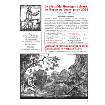 NOVOS Almanach Messager Boiteux A5 42399 2024