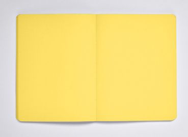 NUUNA Notizbuch Not White A5 54990 Light Yellow,blanko,176 S.