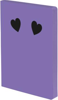 NUUNA Notizbuch Graphic L 55751 GIVE ME YOUR HEART 256 Seiten