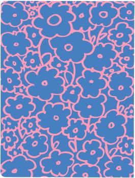 NUUNA Notizbuch Graphic L 55768 FLOWER POWER 256 Seiten