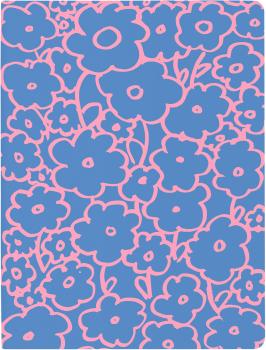 NUUNA Notizbuch Graphic L 55768 FLOWER POWER 256 Seiten