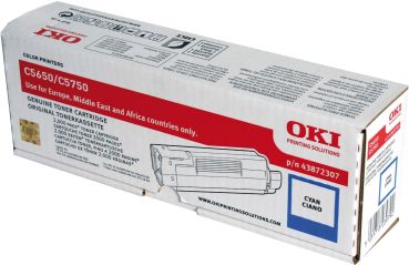 OKI Toner cyan 43872307 C5650/5750 2000 Seiten