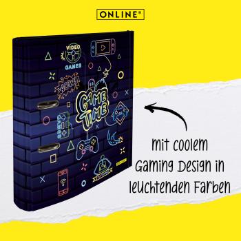Online ordner game time 7cm 10140/6 mit gummiband a4 - Online-10140-6-4014421101402-06.jpg