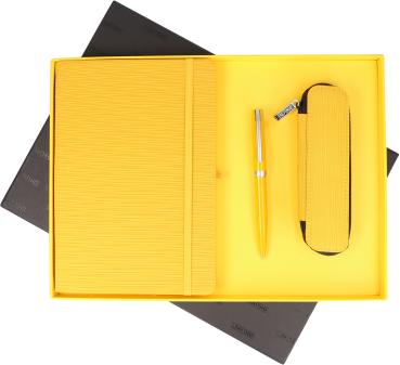 ONLINE Set Notizbuch + Stift + Etui 16918 Indian Summer Yellow