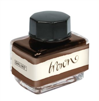 ONLINE Tintenglas 15ml 17117/3 Brown