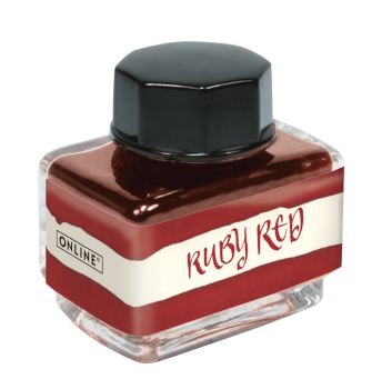 ONLINE Tintenglas 15ml 17121/3 Ruby Red