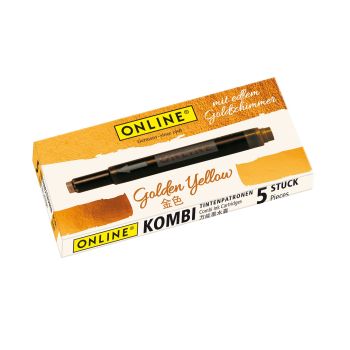 ONLINE Tintenpatrone Kombi 17178/12 golden yellow