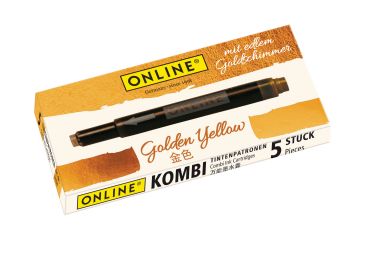 ONLINE Tintenpatrone Kombi 17178/12 golden yellow