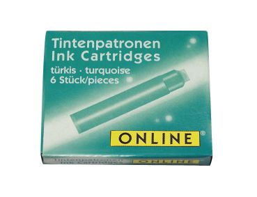 ONLINE Tintenpatronen Standard 17228/12 Türkis 6 Stück