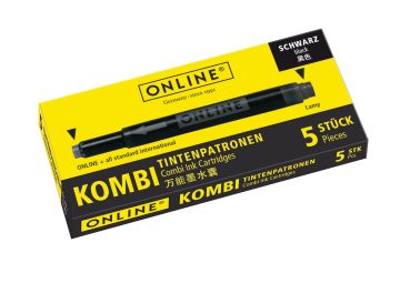 ONLINE Tintenpatronen Kombi 17306/12 Black 5 Stück